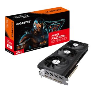 GIGABYTE Radeon RX 7900 XTX Gaming OC 24G pci_e_x16 Graphic Card, 3X Windforce Fans, 24GB 384-Bit GDDR6, GV-R79XTXGAMING OC-24GD Video Card