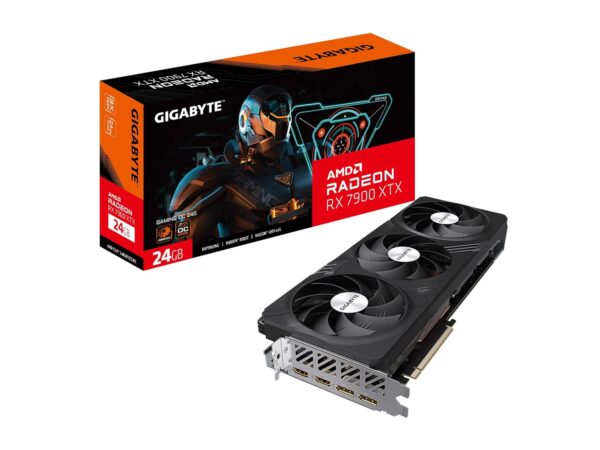 GIGABYTE Radeon RX 7900 XTX Gaming OC 24G pci_e_x16 Graphic Card, 3X Windforce Fans, 24GB 384-Bit GDDR6, GV-R79XTXGAMING OC-24GD Video Card