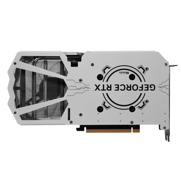 Galax GeForce RTX™ 4060 EX White 1-Click OC Graphics Card | Up to 2580 MHz, 8GB GDDR6, 128-bit, 3 x DisplayPort 1.4a, HDMI 2.1, PCI-E 4.0, NVIDIA DLSS 3 | 2X AI & Ray Tracing Performanc - Image 5